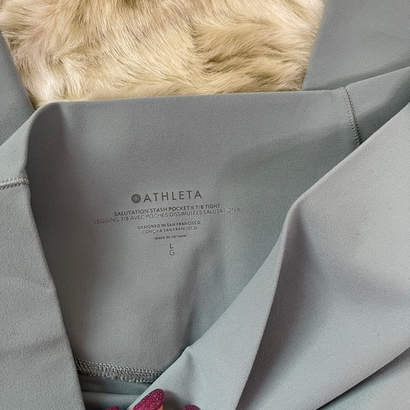 NWOT Athleta Sage Green Leggings - Picture 8 of 13